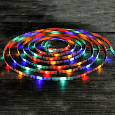 Product photograph of Solar Garden Strip Light Decoration 100 Multicolour Led - 5m By Bright Garden from QD stores