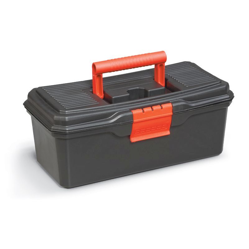 Plastic Tool Box 6.5 Litres - Black & Red by Essentials - Buy Online at QD  Stores