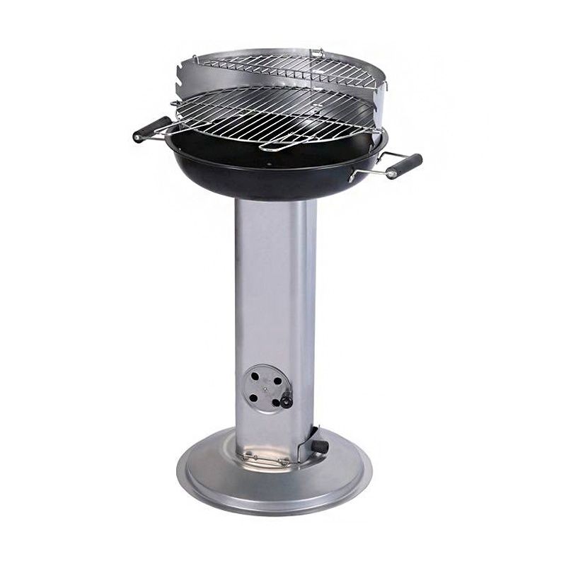 Round Charcoal BBQ Grill With Stand 38cm