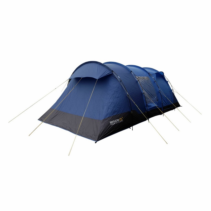 Karuna Vis-a-Vis 6 Man Camping Tunnel Tent Blue