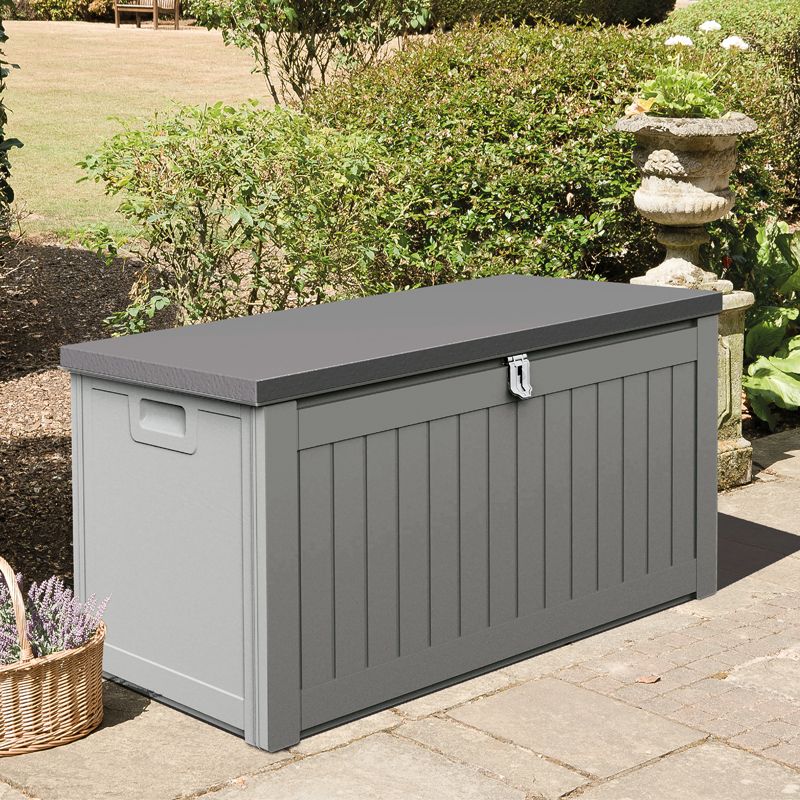 Ontario Outdoor Storage Box Grey 190L