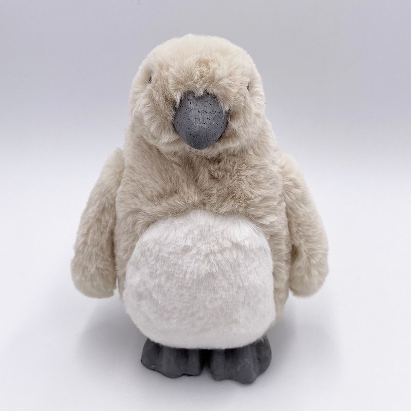 Penguin Christmas Decoration Light Brown & White - 21cm by Christmas Time