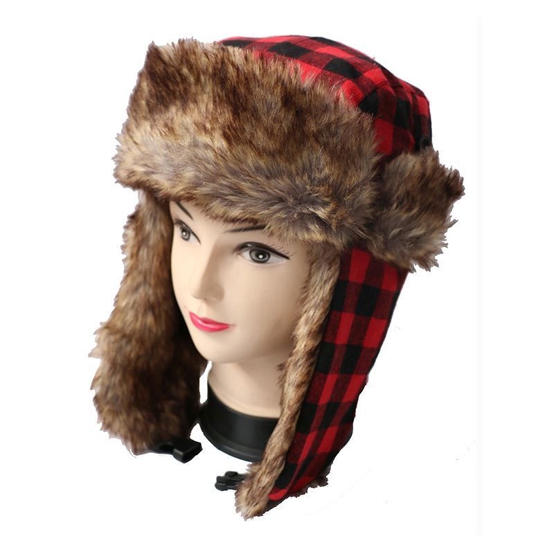 Christmas Hat - Red Chequered