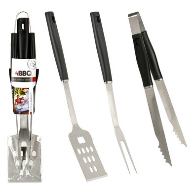 Product photograph of 3 Piece Bbq Tool Set from QD stores