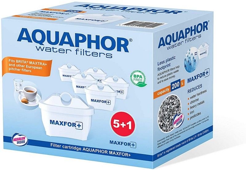 Aquaphor Maxfor Water Filter Cartridges 6 Pack