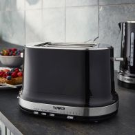 See more information about the Toaster By Tower Belle 2 Slice - Black And Stainless Steel