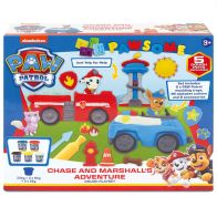 See more information about the Paw Patrol Chase and Marshall Dough Vehicle Playset