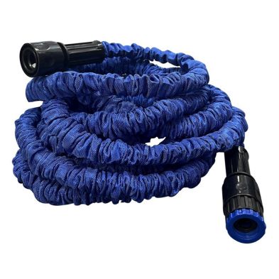 Product photograph of Expandable Garden Hose Blue With Connectors - 15m from QD stores
