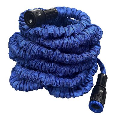 Product photograph of Expandable Garden Hose Blue With Connectors - 30m from QD stores