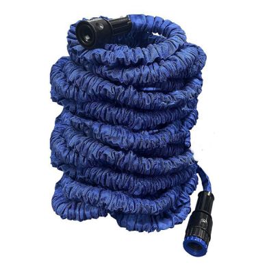 Product photograph of Expandable Garden Hose Blue With Connectors - 45m from QD stores