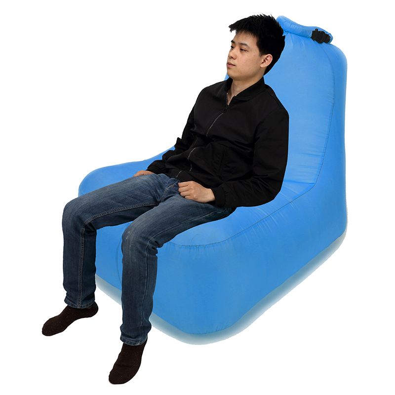 Inflatable Air Chair Blue