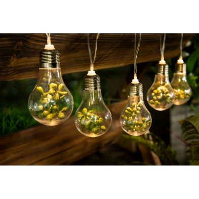 Product photograph of Terrarium Solar Garden String Lights Decoration 10 Warm White Led - 2m By Bright Garden from QD stores