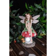 See more information about the Fairy Solar Garden Light Ornament Decoration White LED - 26cm Woodland Wonder by Bright Garden