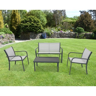 Product photograph of Avellino Garden Patio Dining Set By Croft - 4 Seats from QD stores