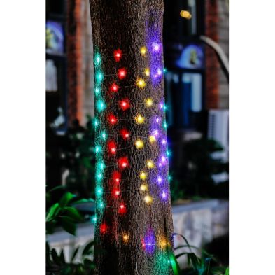 Product photograph of Solar Garden String Lights Decoration 100 Multicolour Led - 12 9m By Bright Garden from QD stores