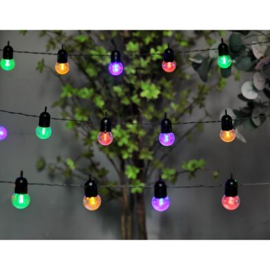 Product photograph of Solar Garden String Lights Decoration 50 Multicolour Led - 17 8cm By Bright Garden from QD stores