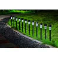 See more information about the 12 Pack Solar Garden Stake Light White LED - 36cm by Bright Garden
