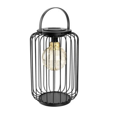 Product photograph of Solar Garden Lantern Decoration 10 Warm White Led - 27cm By Bright Garden from QD stores