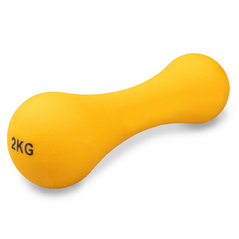 Dumbbell Neoprene Yellow 2kg - Buy Online at QD Stores