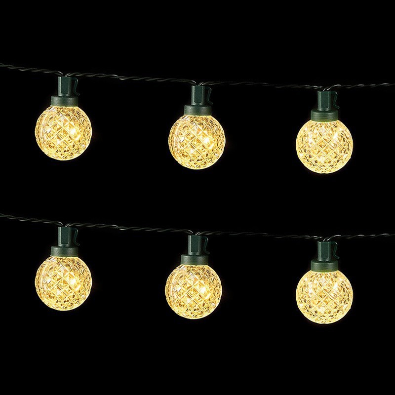String Ball Christmas Lights Warm White Indoor 10 LED - 1.8m by Astralis