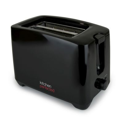 Image of Extra Wide Slot Toaster By KitchenPerfected - Black