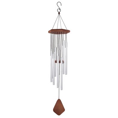 Product photograph of Adante Wind Chime Chrome - Extra Large 42in from QD stores