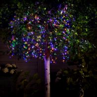 See more information about the Christmas Cluster Icicle Lights Snowfall Multicolour Outdoor 576 LED - 2.5m by Astralis