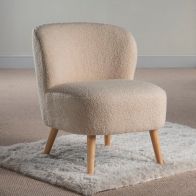 See more information about the Teddy Dining Chair Wood & Fabric Beige by Hamilton McBride