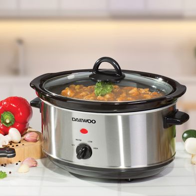 Daewoo Slow Cooker Stainless Steel 35l