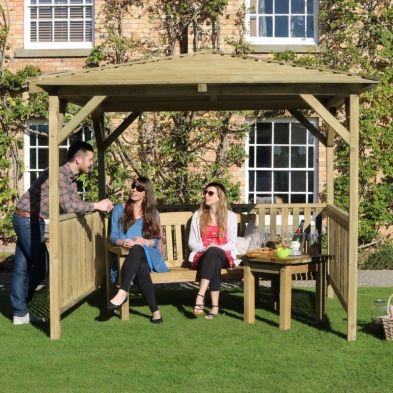 Product photograph of Knutsford Gazebo Free Garden Table By Zest from QD stores