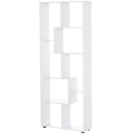See more information about the Homcom 8-Tier Freestanding Bookcase W/ Melamine Surface Anti-Tipping Foot Pads Home Display Storage Grid Stand Bedroom Living Room Furniture Modern Style - White