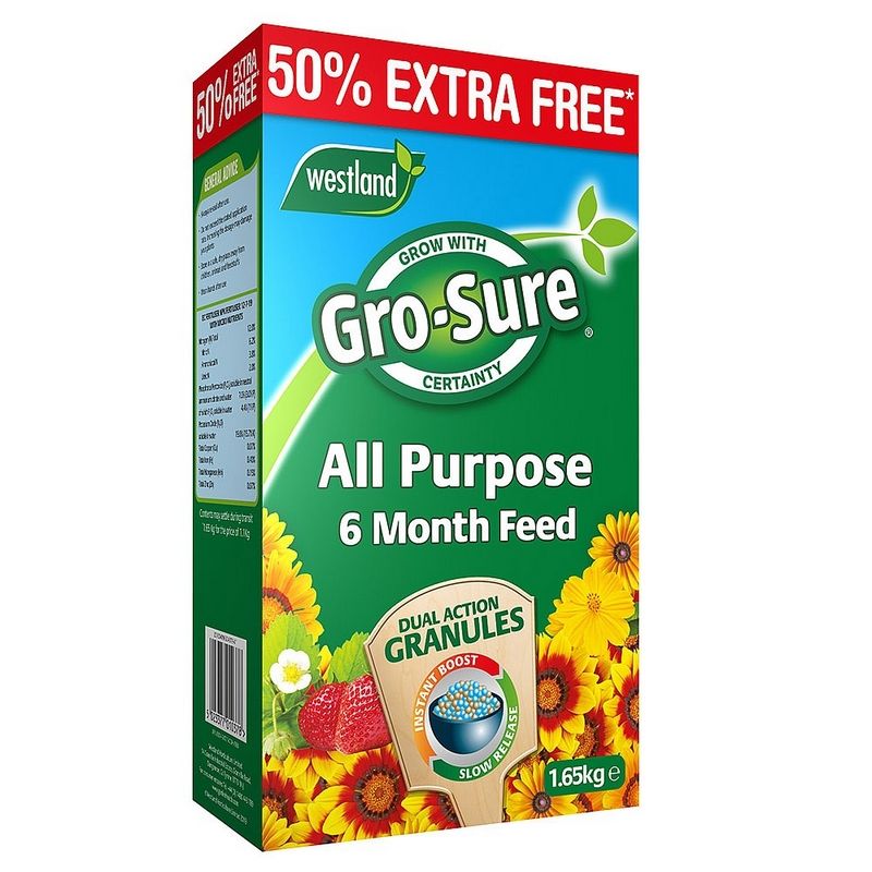 All Purpose 6 Month Feed Plant Food 1.1kg 50% Free