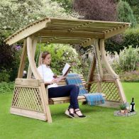 See more information about the Santorini 2 Seater Garden Swing Seat