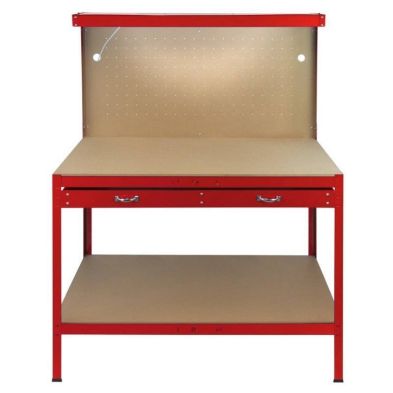 Product photograph of Raven Q-rax 3 11 X 1 11 Not Applicable Workbench With Pegboard Drawer Light - Classic from QD stores