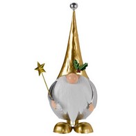 See more information about the Gonk with Star Christmas Decoration Gold & Silver - 40cm