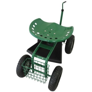 Product photograph of Heavy Duty Wheeled Garden Cart Seat By Raven from QD stores
