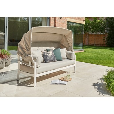 Product photograph of Titchwell Garden Sofa By Handpicked - 2 Seats Beige Cushions from QD stores