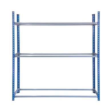 Product photograph of Steel Mdf Shelving Unit 185cm - Blue T-rax Tyre Racking 180cm By Raven from QD stores