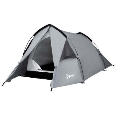 See more information about the Outsunny Camping Tent For 1-2 Person Tent With Large Window Waterproof For Fishing
