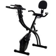 See more information about the Homcom 2-in-1 Foldable Exercise Bike Recumbent Stationary Bike 8-Level Adjustable Magnetic Resistance with Pulse Sensor LCD Display