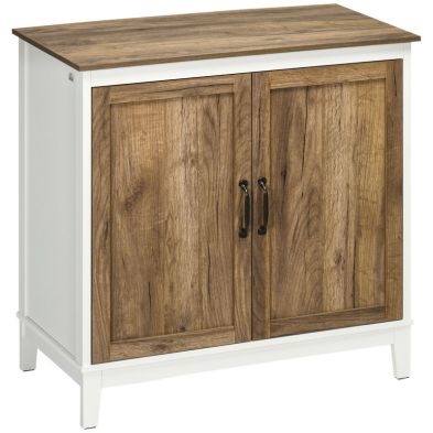Product photograph of Homcom Farmhouse Storage Cabinet from QD stores