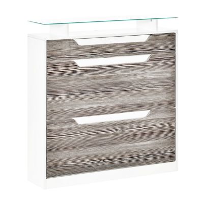 Product photograph of Homcom Shoe Storage Cabinet from QD stores