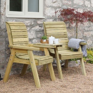 Product photograph of Freya Garden Tete A Tete By Zest - 2 Seats from QD stores