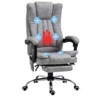 See more information about the Vinsetto 6 Point Vibrating Massage Office Chair With Heat