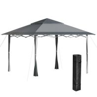 See more information about the Outsunny 4 X 4M Pop-Up Gazebo Double Roof Canopy Tent With Uv Proof