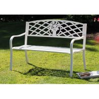 See more information about the Coalbrookdale Garden Bench by Greenhurst - 2 Seats