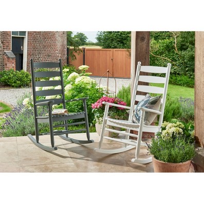 Product photograph of Oakwell Garden Rocking Chair By E-commerce from QD stores