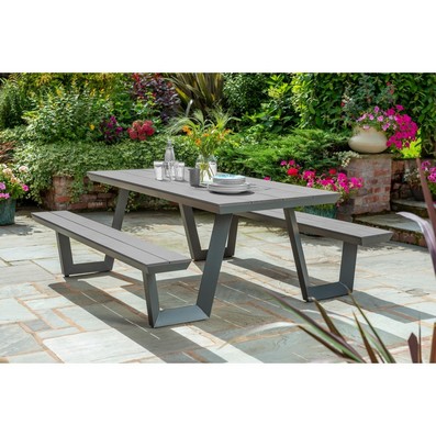 See more information about the Wembly Garden Picnic Table by Handpicked - 8 Seats