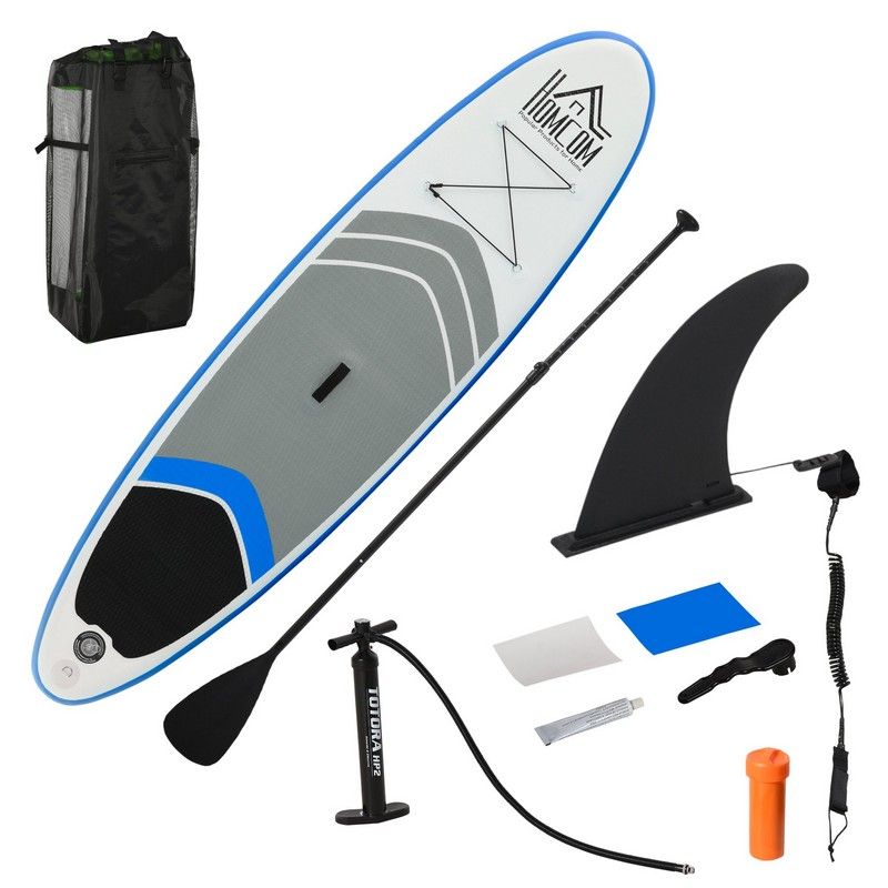 Homcom Stand Up Paddle Board Sup Accessory Carry Bag Adj Paddle Pump Leash Inflatable Paddle Board