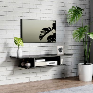 Product photograph of Homcom Floating Tv Unit Stand For Tvs Up To 40 from QD stores